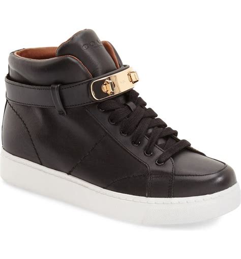 cheap womens coach sneakers|coach high top sneakers women's.